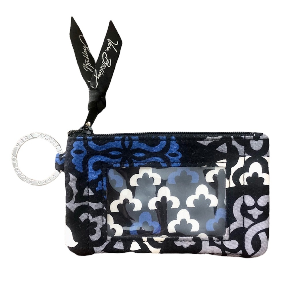 Vera Bradley Canterberry Cobalt Zip ID Case - Picture 6 of 6
